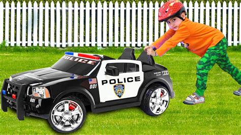 Ozi Ride On Childrens Police Toy Car Youtube