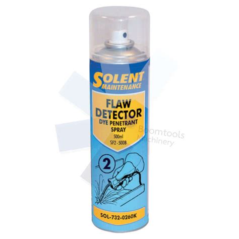 Solent Maintenancesf1 500b Flaw Detector Cleaner Spray 500ml
