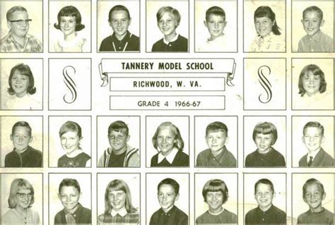 Tannery Grade School Fourth Grade 1966 1967 Richwood