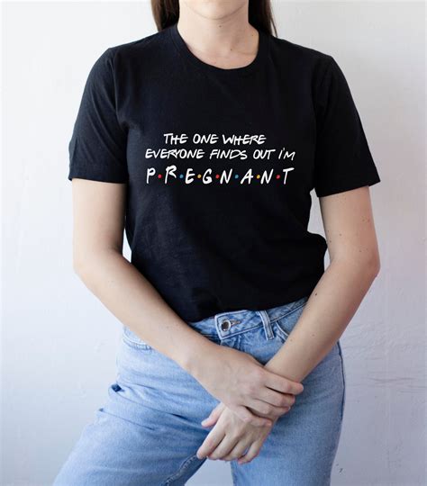 Pregnancy Announcement Shirt Pregnancy Reveal Tee Etsy