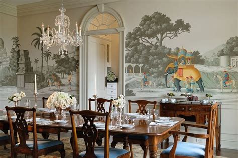 All About The Exquisite Enigmatic Art Of Grisaille Dining Room
