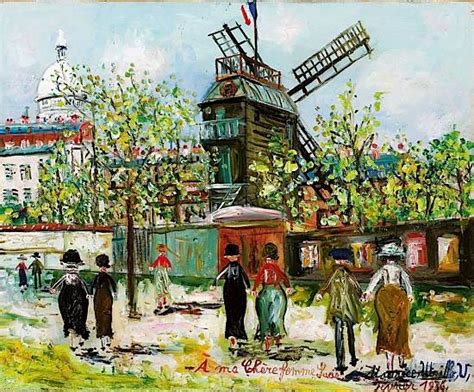 Maurice Utrillo Le Moulin De La Galette A Montmartre Mutualart