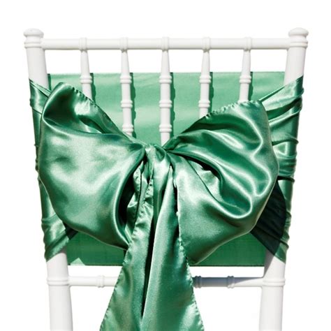 Check out our sage green wedding selection for the very best in unique or custom, handmade pieces from our invitations shops. Satin Wedding Chair Sashes | Sage Green