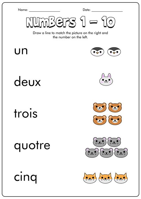 Free Printable French Worksheets For Beginners Learning How To Read Gambaran