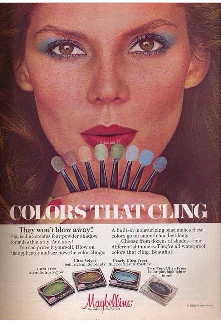 Maybelline 1970 Makeup 70s Makeup Vintage Makeup Ads Retro Makeup Vintage Beauty Vintage
