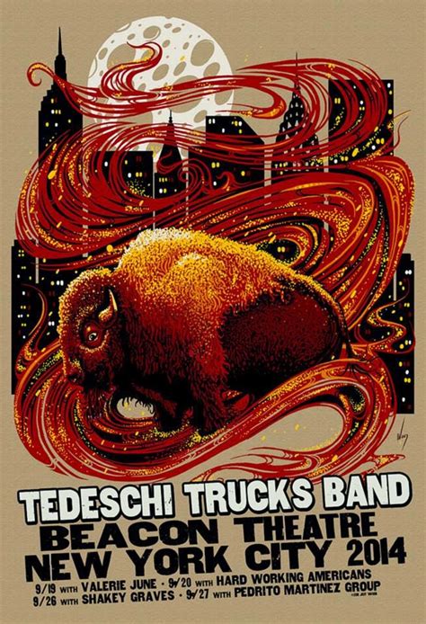 Inside The Rock Poster Frame Blog Jeff Wood Black Keys Widespread Panic Tedeschi Trucks Band