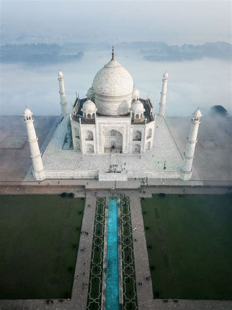 Up Above Taj Mahal By Marina Vernicos Aerial Photography Of Taj Mahal