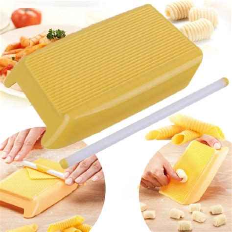 Pasta Macaroni Maker Diy Food Board Kitchen Tool Elbow Macaroni Roller