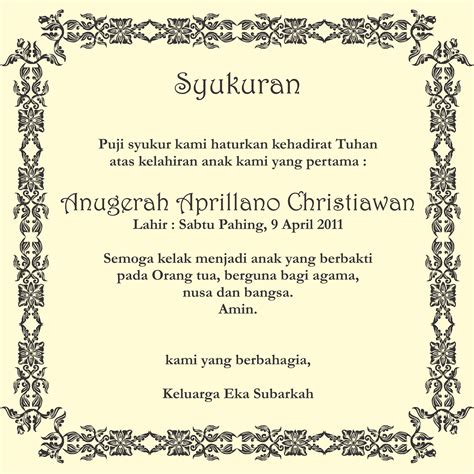 Contoh Contoh Ucapan Syukuran Untuk Nasi Kotak Lengkap