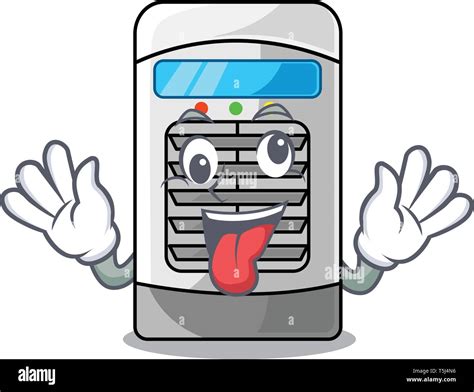 Crazy Air Cooler In The Cartoon Shape Stock Vector Image And Art Alamy