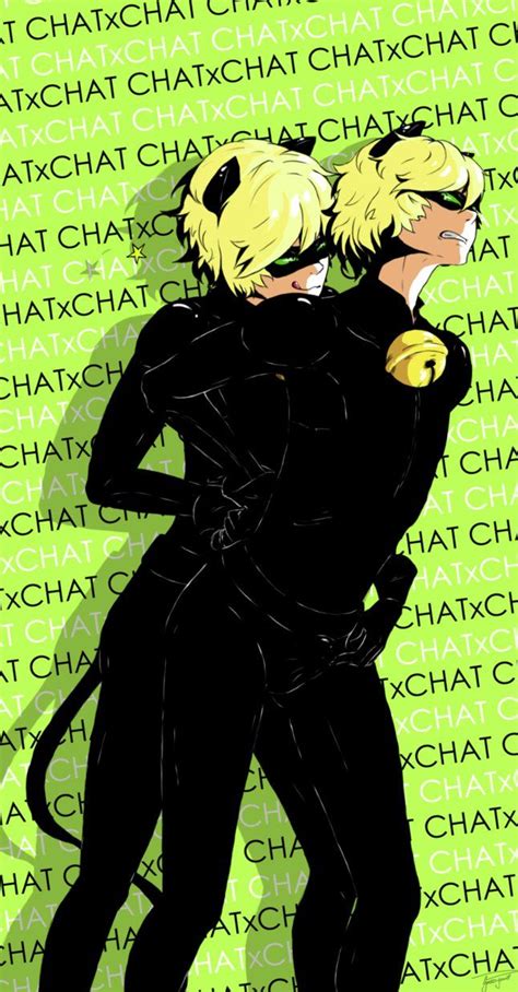 Chat X Chat Omg By Greenyswolf Miraculous Ladybug Chat Noir Copycat Miraculous Ladybug