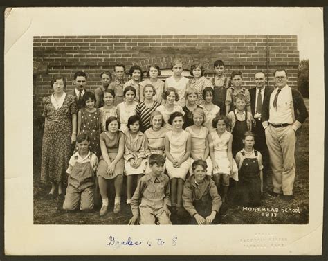 School Students In Morehead Kansas Kansas Memory Kansas Historical