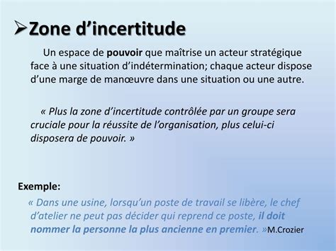 Zone D'incertitude Crozier Exemple

