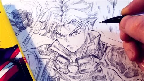 Drawing Trunks New Steampunk Redesign Anime Manga Sketch