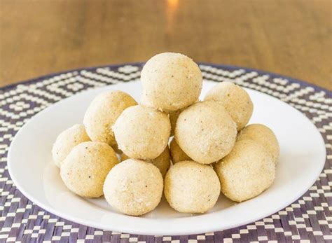 Boondi ladoo is a popular traditional indian sweet made using gram flour, sugar and ghee. Suji Ladoo Made Quick and Easy - That Fiji Taste