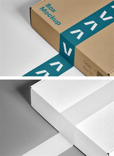 Box Psd Mockup — Mrmockup Graphic Design Freebies