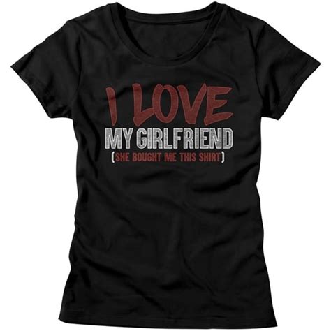 American Classics Womens I Love My Girlfriend T Shirt Military