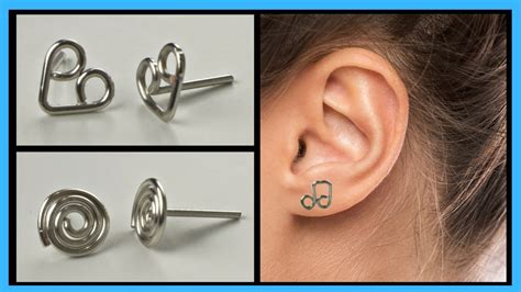 Wire Stud Earrings Diy Tip Tuesday Tutorial Youtube