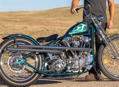 Hell Kustom Harley Davidson Knucklehead 1946 By Small City Cycles