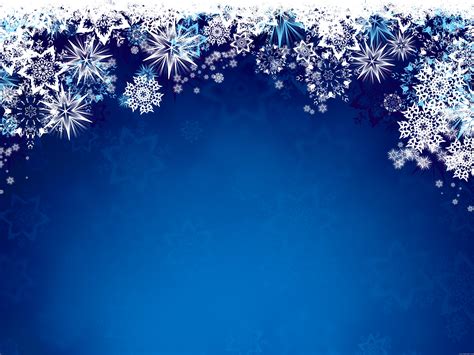 Blue Snow Wallpaper