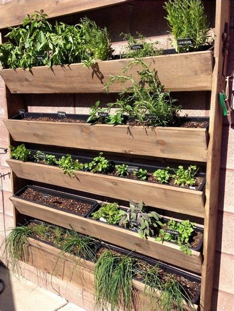 Vertical Garden Wall Planter Boxes 10 Herb Wall Garden