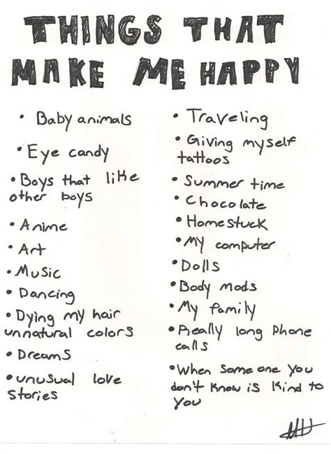 Things That Make Me Happy By Mazzyhowell On Deviantart
