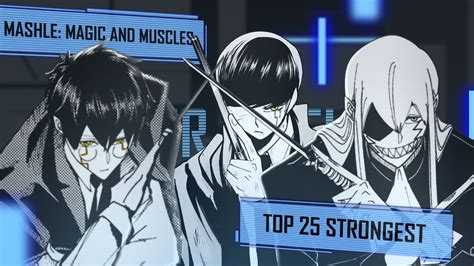 Mashle Top 25 Strongest Characters Power Ranking Outdated Youtube