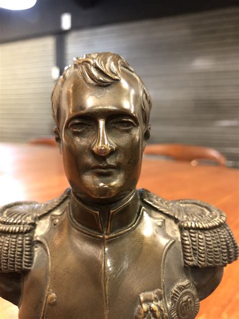 Buste En Bronze Représentant Napoléon 1er Empereur Des Français Paul