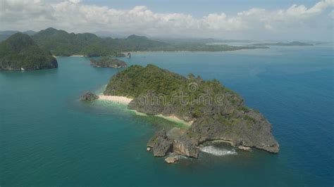 Seascape Of Caramoan Islands Camarines Sur Philippines Stock Image Image Of Beach Asia