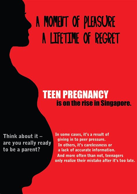 51 amazing pregnancy quotes for you. Hani's Portfolio Development: Teen Pregnancy Poster