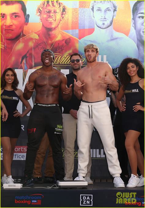 Alexis Superfan S Shirtless Male Celebs Logan Paul KSI Shirtless Weigh In Pics Ahead Of Their