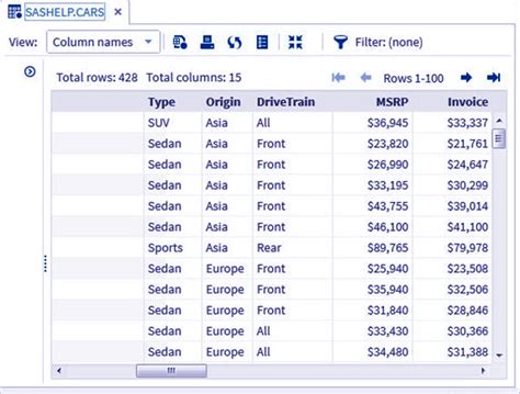Sas Data Set 5 Mins Guide For Special And Built In Data Set Dataflair