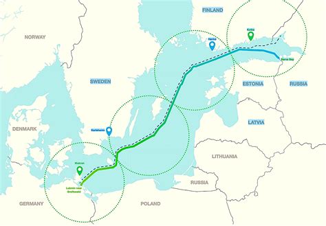 The baltic sea gas pipeline connecting the baltic pipe with the national transmission system. Germany starts to build Nord Stream 2