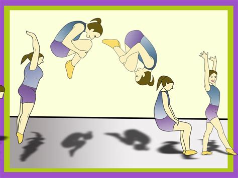 How To Do A Running Front Flip Gymnastics Tricks Tumbling Gymnastics