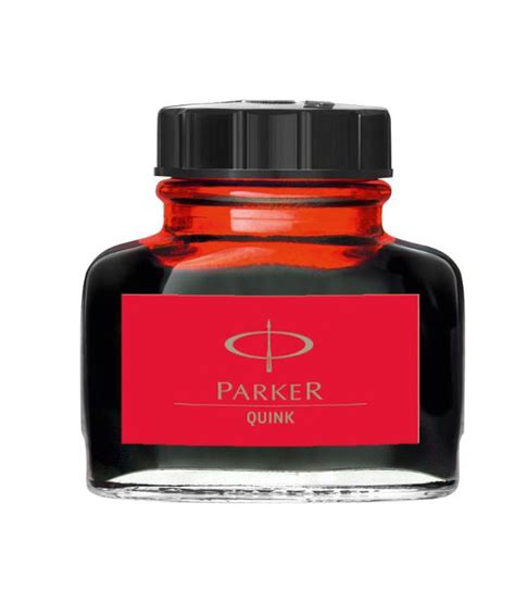 Parker Super Permanent Quink Ink For Parker Pens 2 Oz Bottle Red Ink