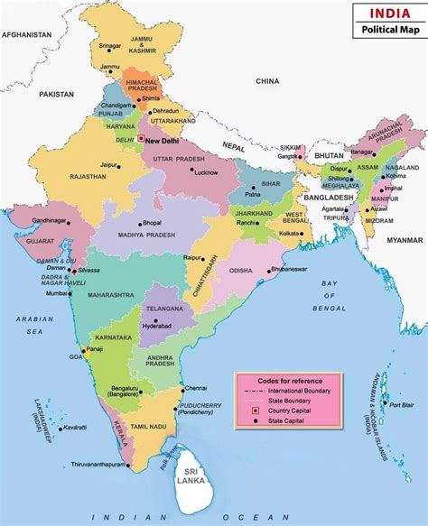 India Map States And Capital States And Capitals State Capitals Map Images