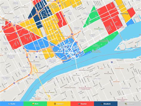 Best Neighborhoods In Detroit Map
