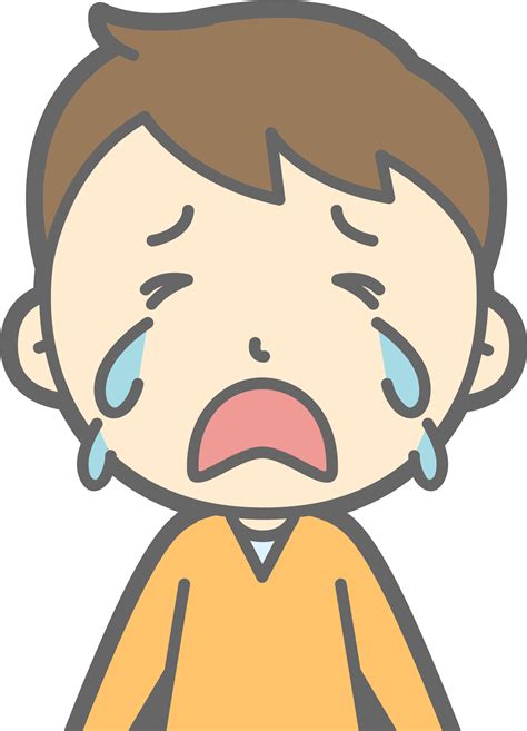 Clipart Crying Male 1