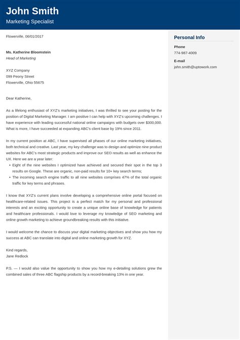 Sample email for job application with resume. 18+ Cover Letter Templates for Any Job Application ...