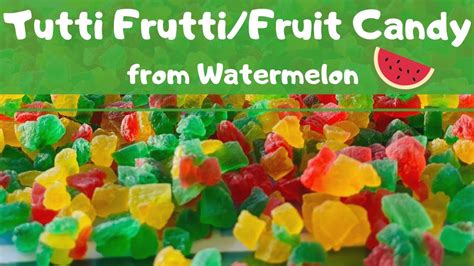 How To Make Tutti Frutti Tutti Frutti From Watermelon How To Make