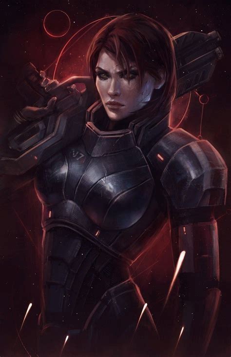 Femshep Commander Shepard Me Mass Effect Eva Kosmos