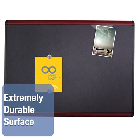 Deluxe Magnetic Fabric Bulletin Board Ultimate Office