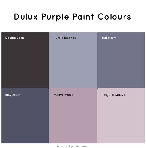 Dulux Royal Purple Paint Colours Interiors By Color