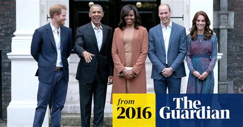 Obamas Prince Harry And The Queen Trade Mic Drops In Comedy Sketch Invictus Games The Guardian