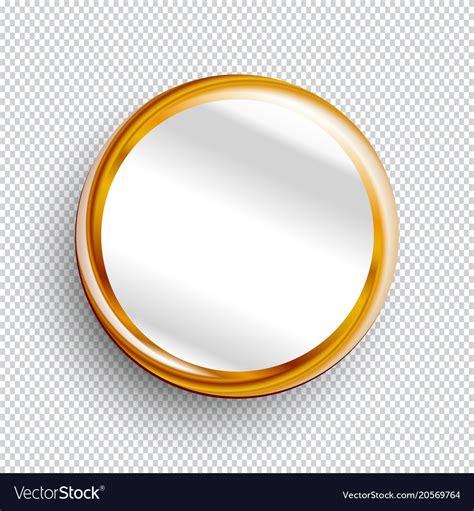 Empty Circle Banner Or Button Royalty Free Vector Image
