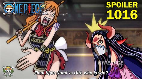 One Piece Chapter Final Fight Nami Vs Ulti Title Here S Tama SPOILERS YouTube