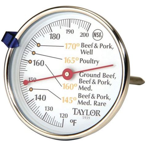 Meat Dial Thermometer Taylor 5939n Meat Thermometers Cooking