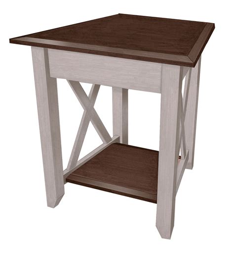 24 long end side live edge table wedge lichen finish resin & fiberglass. Portland Large Wedge End Table - Ohio Hardwood Furniture