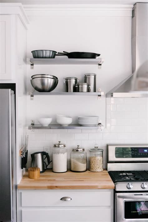 Kitchen island ideas ikea shelves wall. Ikea Ekby Mossby Shelf - Transitional - kitchen - A Couple ...