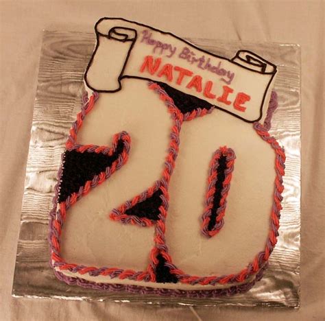 20th Birthday Cake Texas Rose Bakery